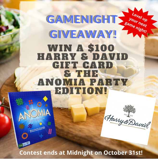 October 2021  Game Night Giveaway!