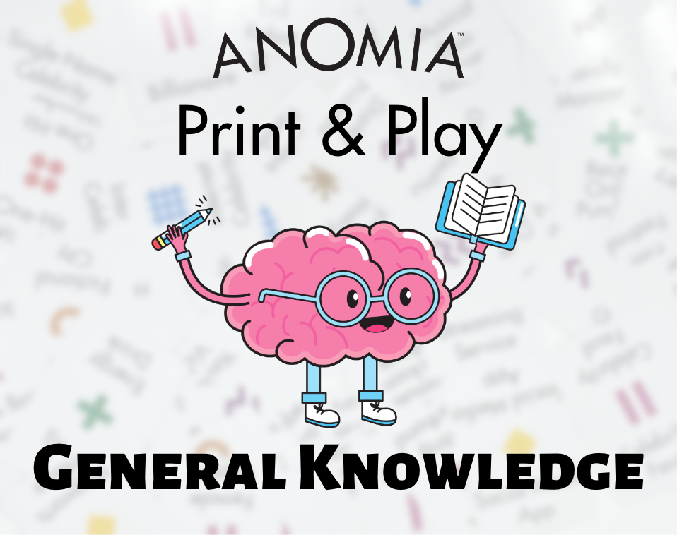Anomia - General Knowledge Print & Play PDF