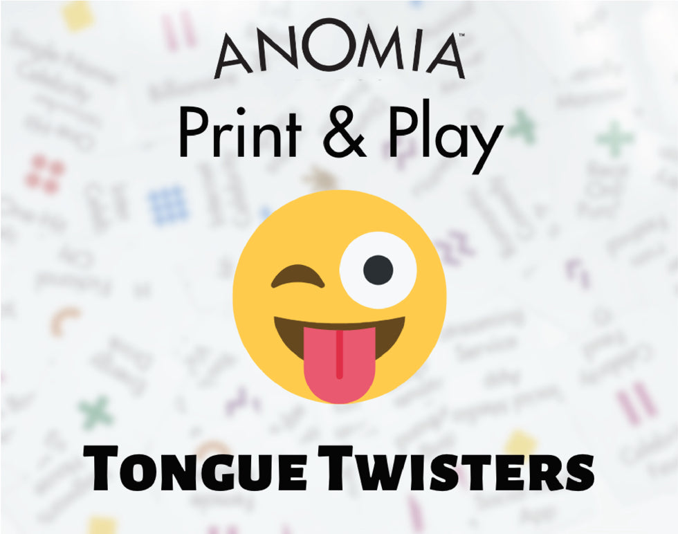 Anomia - Tongue Twisters Print & Play PDF | AnomiaPress