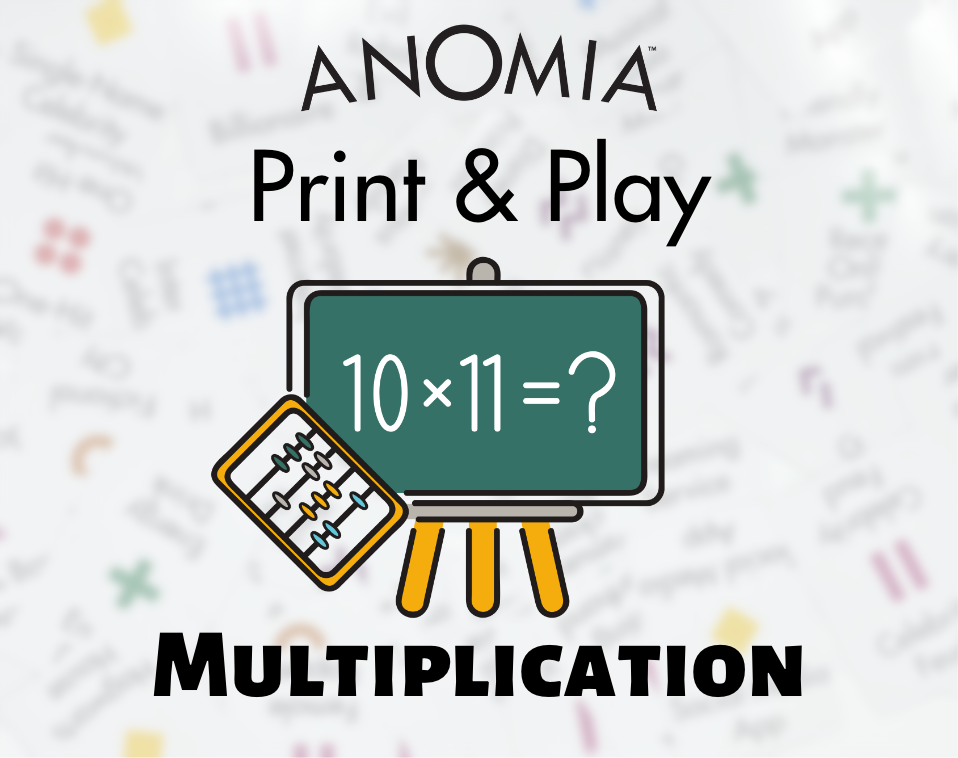 Anomia - Multiplication Print & Play PDF