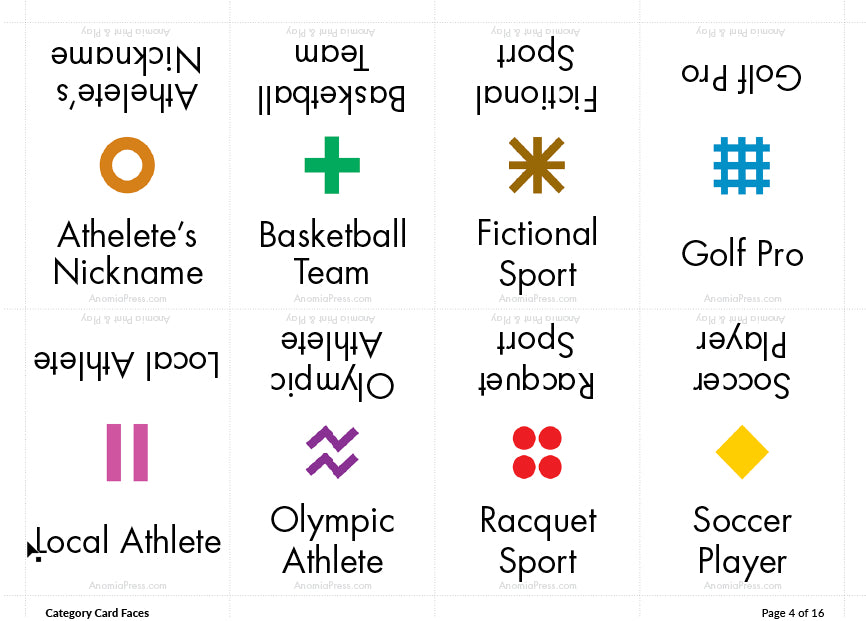 Anomia - Sports Print & Play PDF