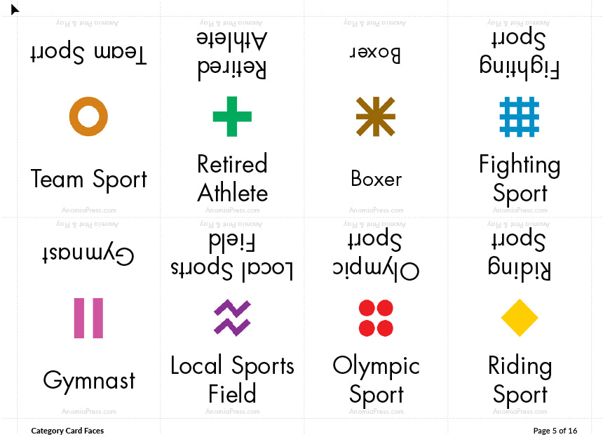 Anomia - Sports Print & Play PDF