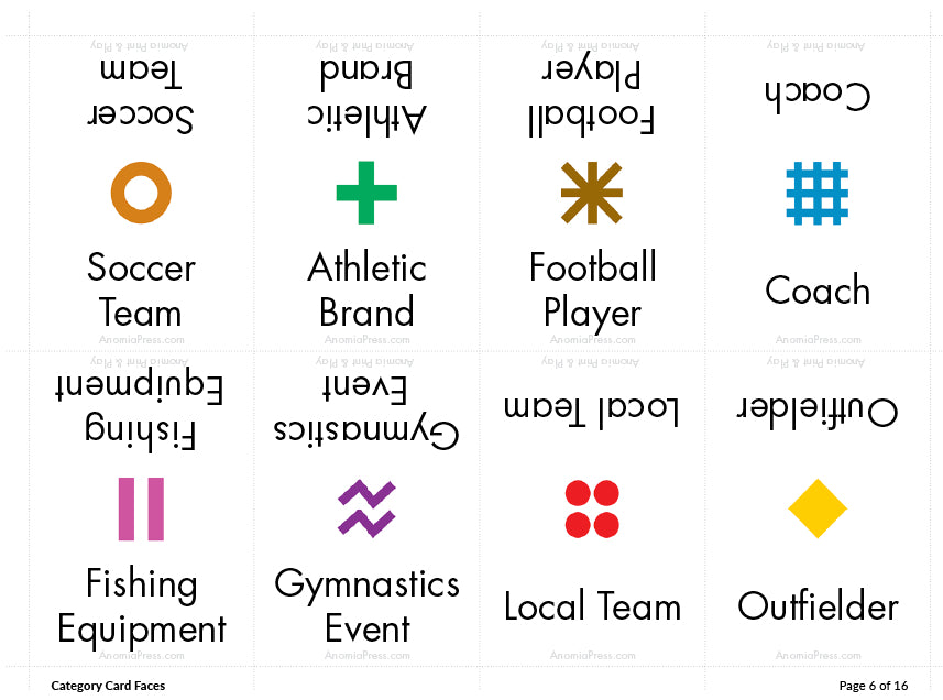 Anomia - Sports Print & Play PDF