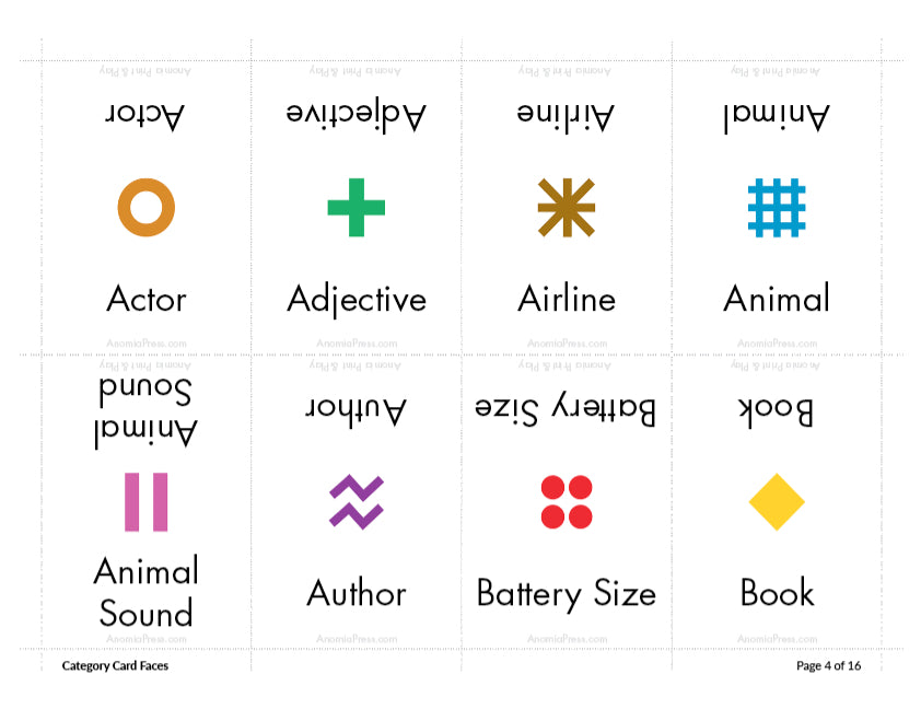 Anomia - General Knowledge Print & Play PDF