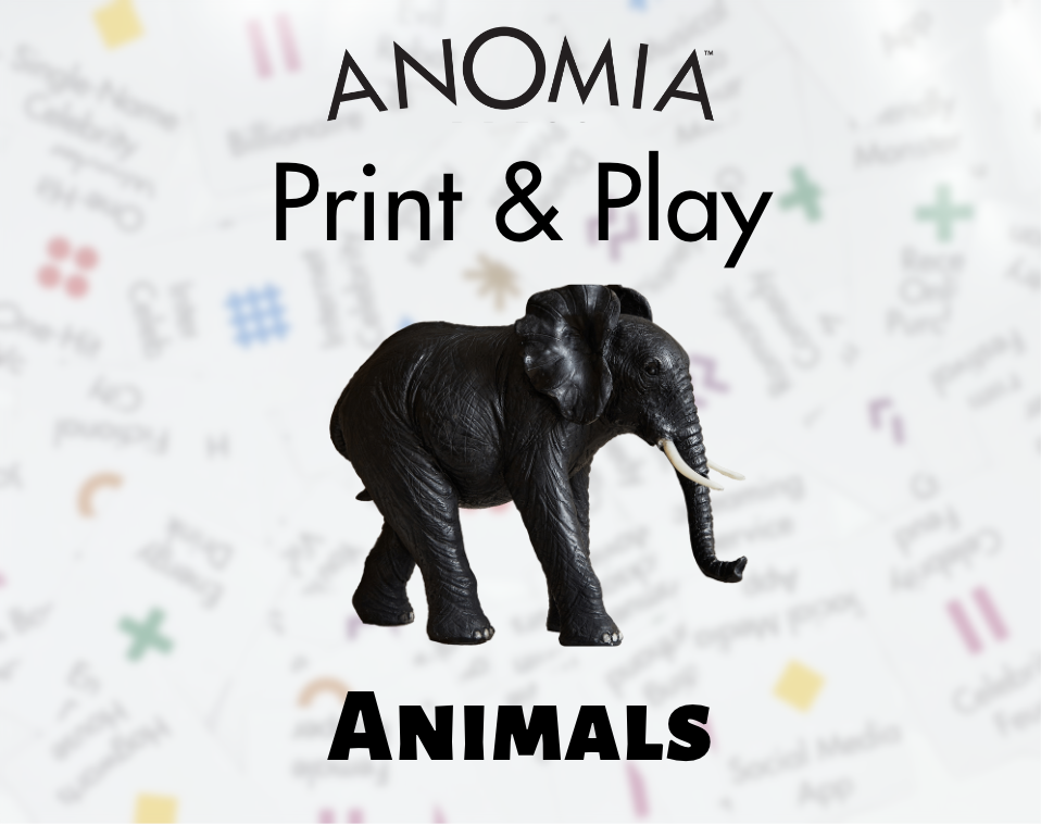 Anomia - Animals Print & Play PDF