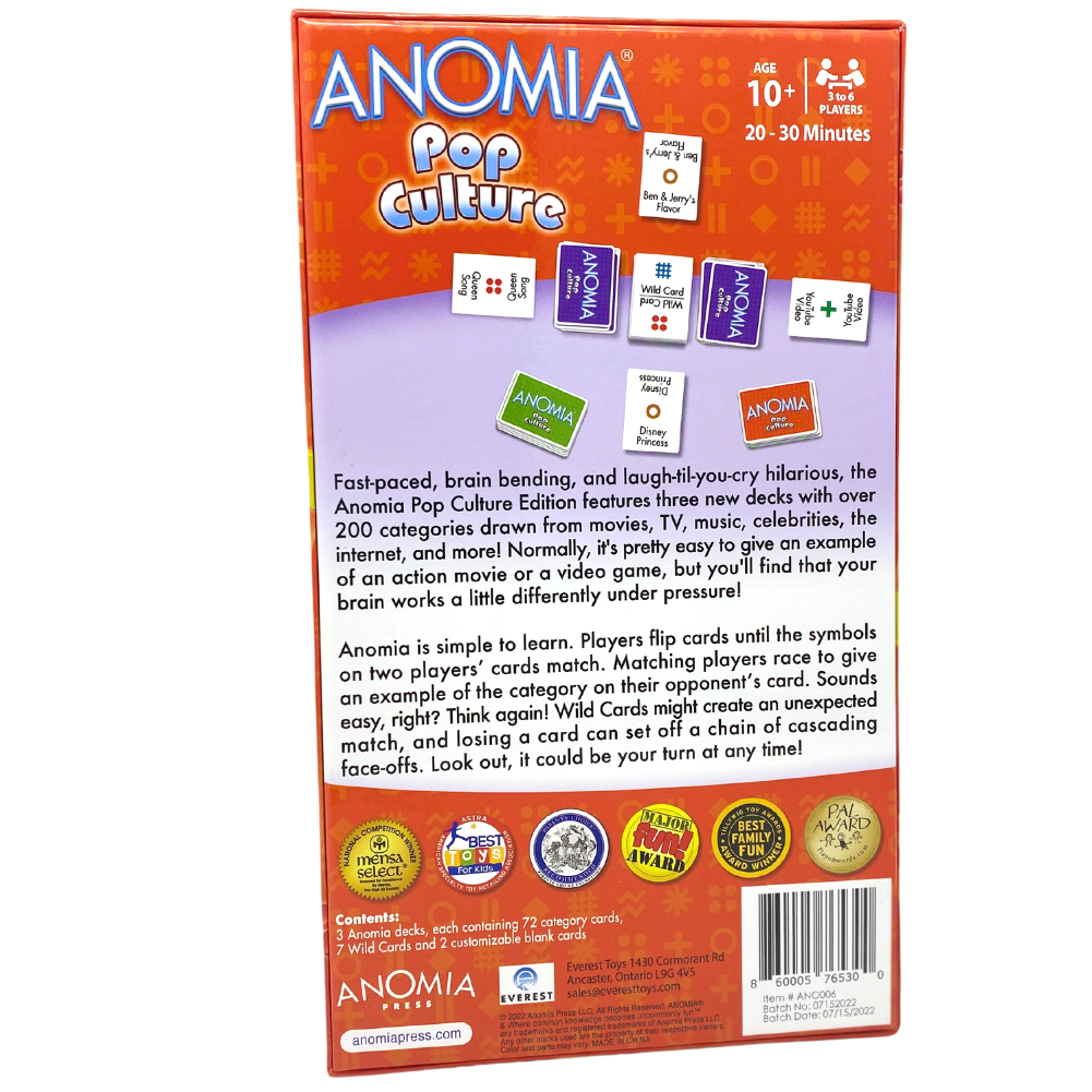 ANOMIA POP CULTURE EDITION